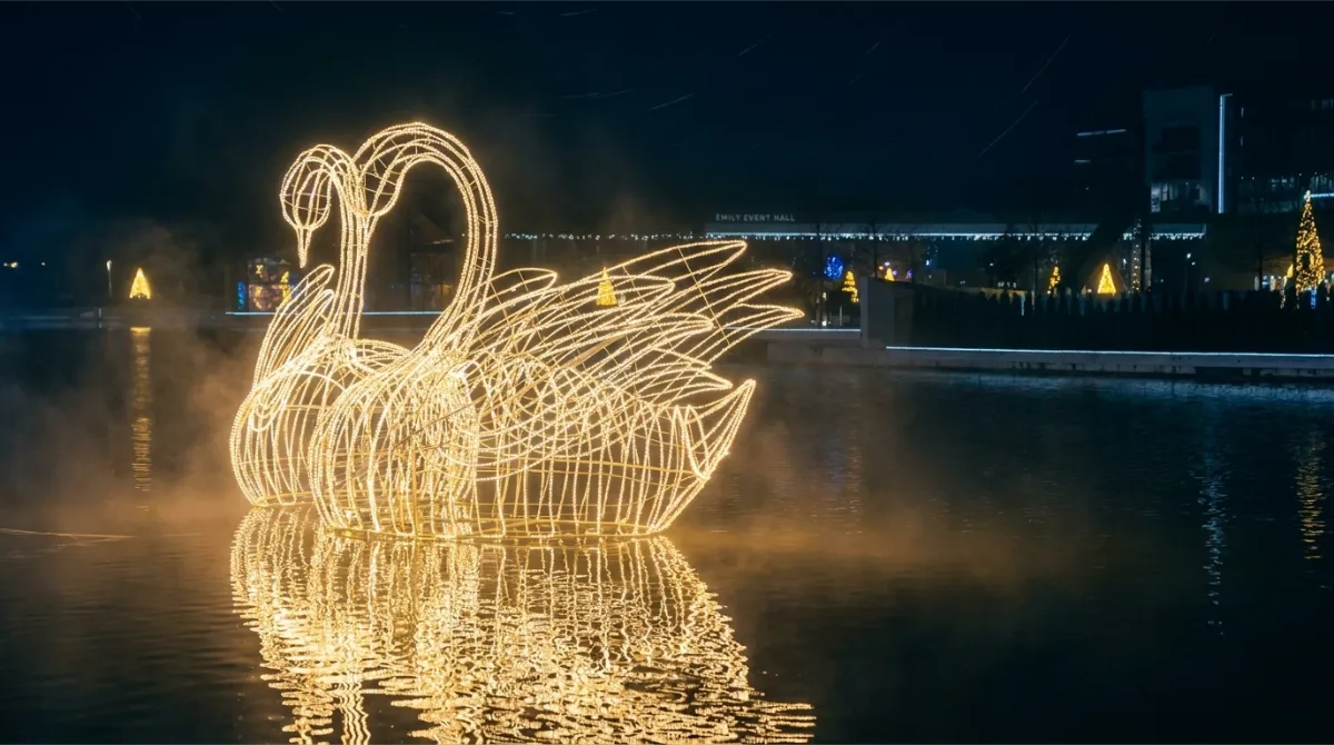 Decoração natalina em parque – Forma & Luz São Paulo