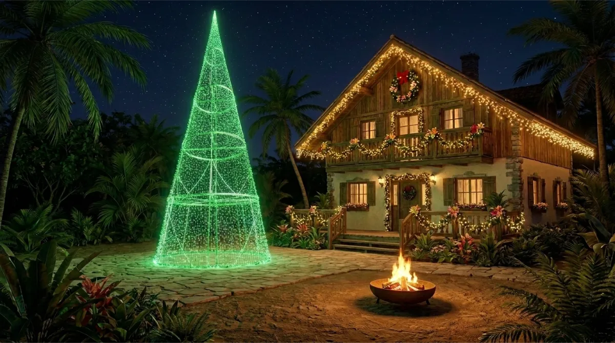 Decoração de Natal para pousada e hotel – Forma & Luz São Paulo