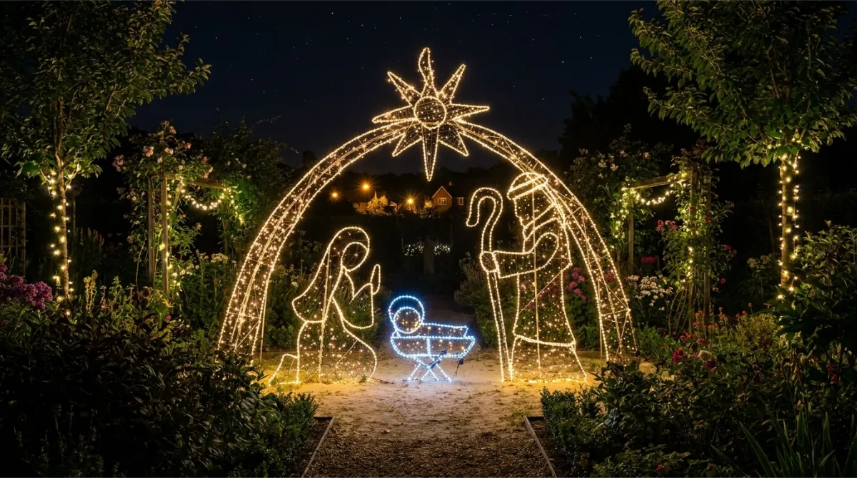 Projeto de iluminação natalina em praça São Paulo – Forma & Luz