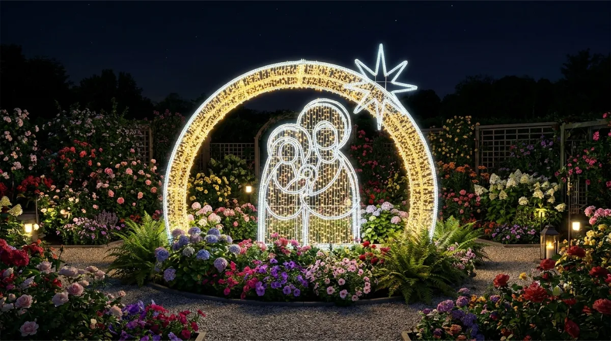 Decoração de Natal em espaço público – Forma & Luz São Paulo