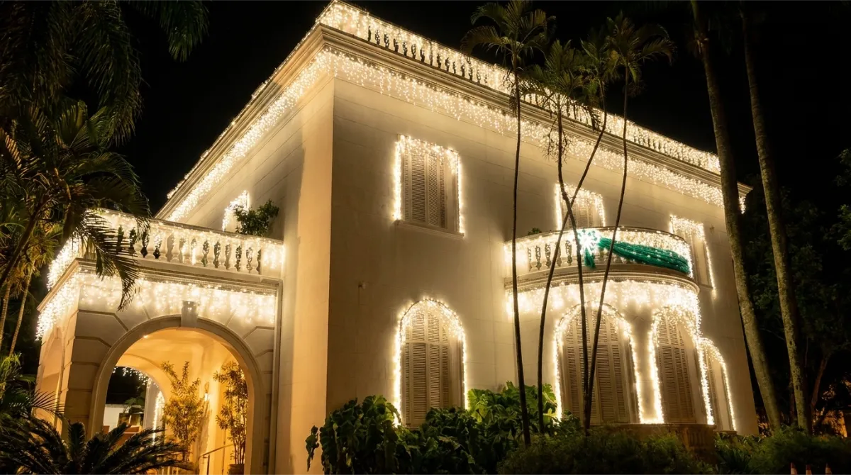 Decoração de Natal para condomínio residencial – Forma & Luz São Paulo